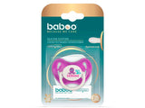 Baboo пустышка силиконовая фиолетовая 0M+ 5-031