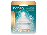Соска Baboo антиколиковая силиконовая 3M+ 2шт 4-112