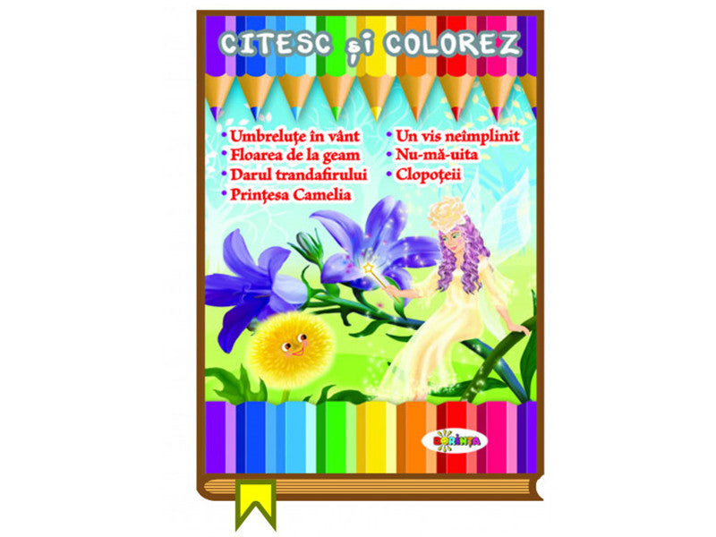 Carte Citesc si colorez Umbrelute in vint