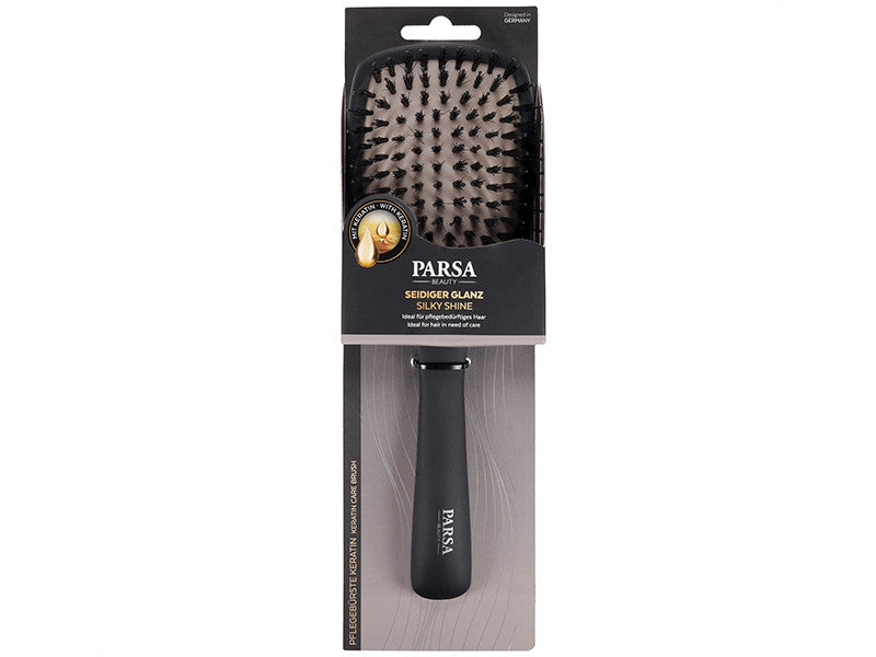 Parsa Beauty Perie de par cu keratina/ negru