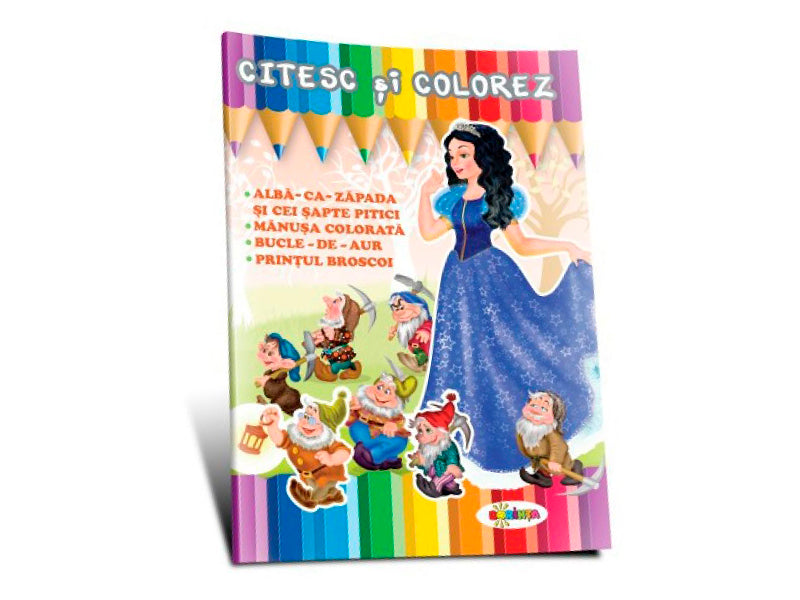 Carte Citesc si colorez. Alba ca zapada