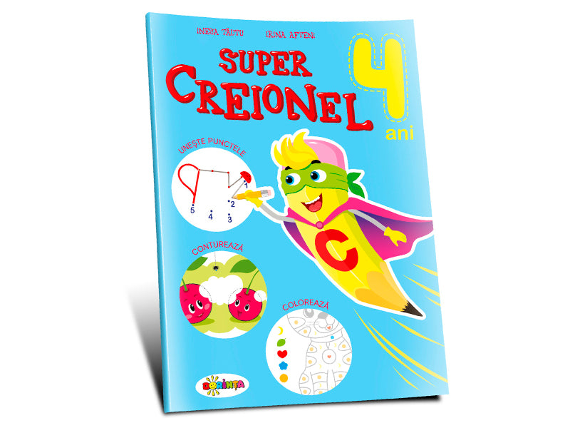 Carte Super creionel 4 ani