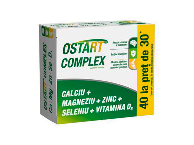 Ostart complex Ca+Zn+Mg+Se+D3 comp + 10 cadou