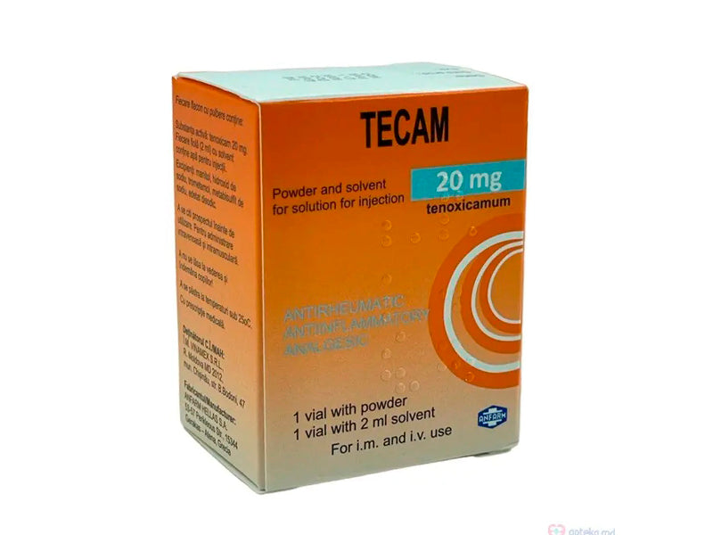 Tecam 20mg pudra+solvent 2ml