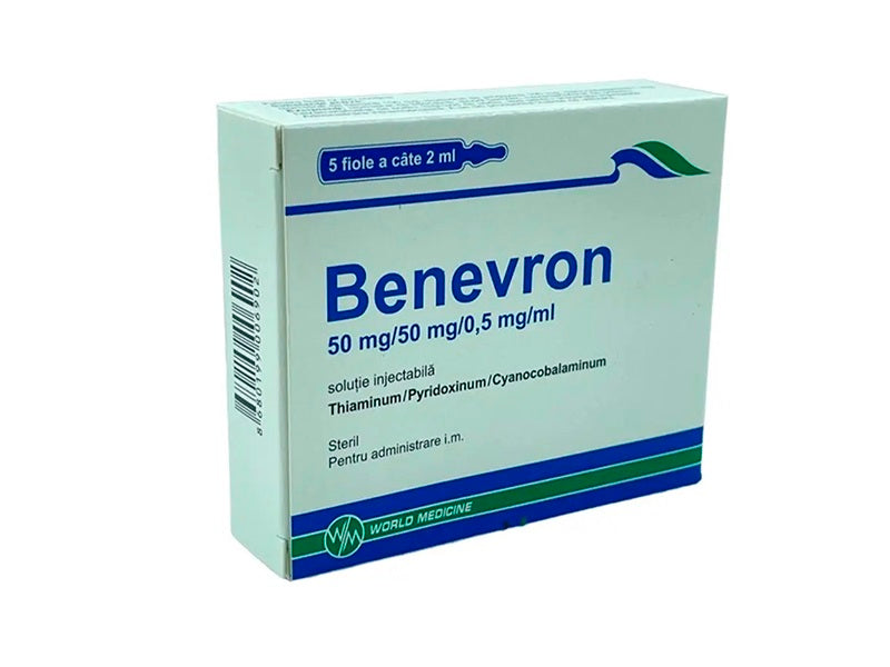 Benevron 50 mg/50 mg/0,5 mg/ml sol. inj. 2ml