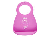 Chicco Baveta din silicon cu buzunar PINK 1021910
