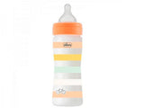 Chicco Biberon din sticla tetina din silicon 240ml Girl Orange (2023) 28721110