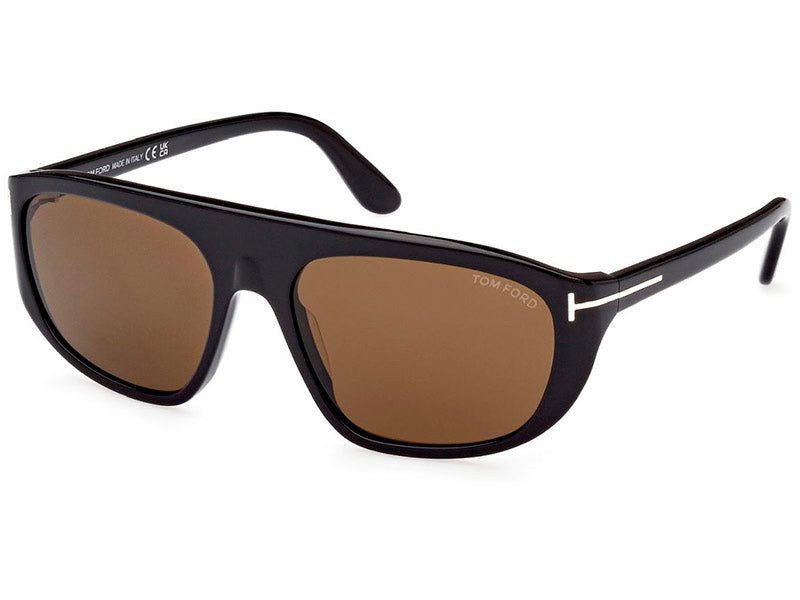 Ochelari de soare Tom Ford FT1002-01J-58/17-135, din Acetat, p/u barbati