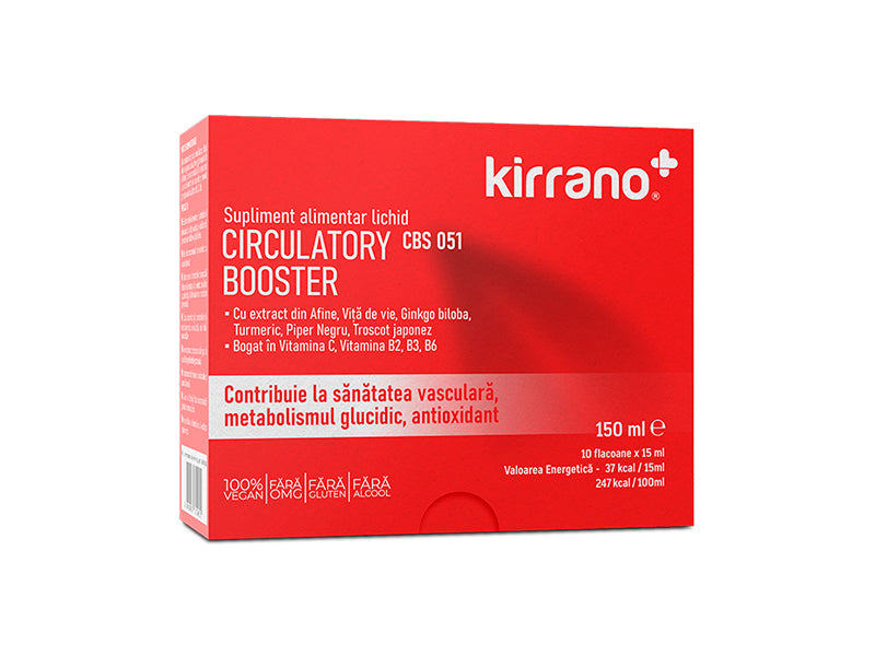 KIRRANO CIRCULATORY BOOSTER CBS051 solutie 15ml