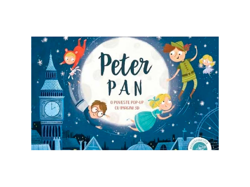 Carte O poveste pop-up cu imagini 3D. Piter Pan
