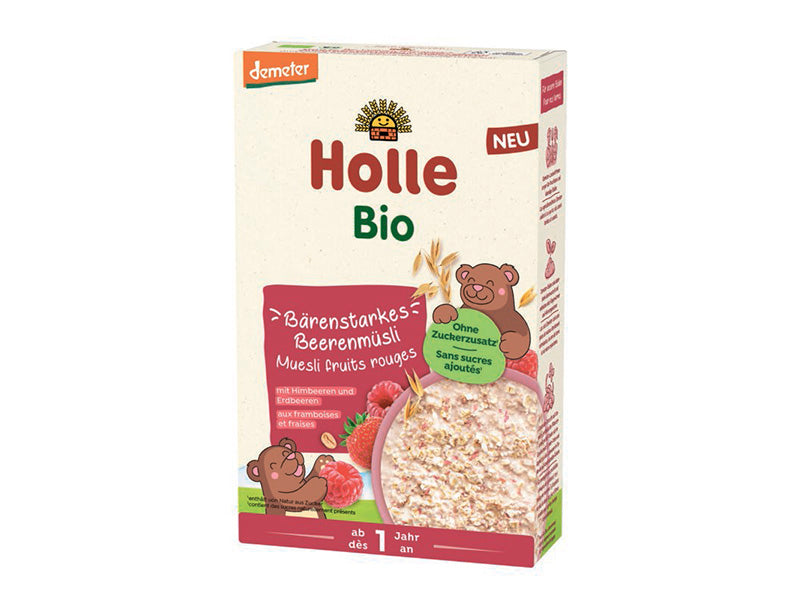 Holle Organic muesli cu fructe de padure (12 luni+) 200g