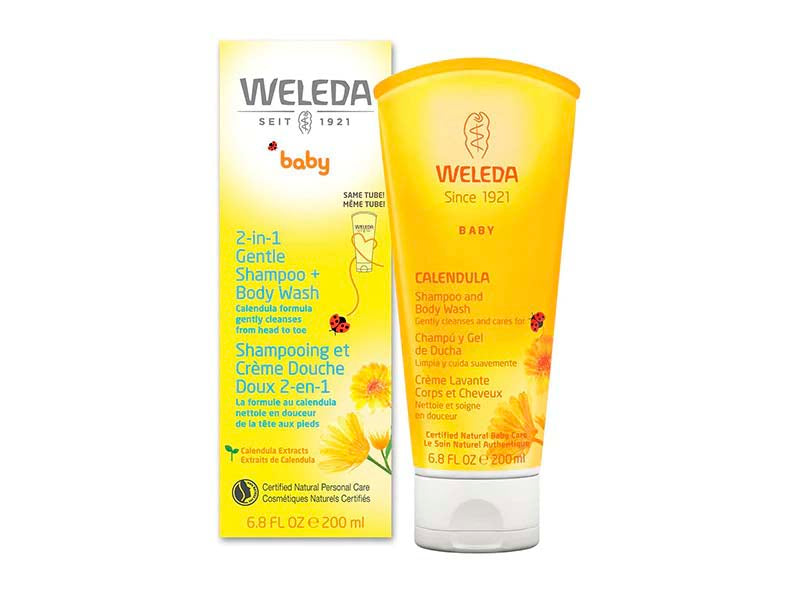 Weleda Sampon si gel de dus galbenele