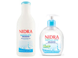 Nidra Set Lapte-Gel de baie 750ml + Sapun Lichid 300ml