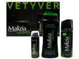 Malizia Set Umo (Vetyver Gel de dus-sampon 250ml + Deodorant Spray 175ml + Spuma de ras 50ml)