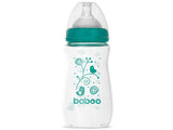 Baboo biberon din sticla anti-colic gat larg 250 ml, 3+M 3-123