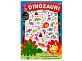 Carte Dinozauri. Peste 100 de autocolante pufoase