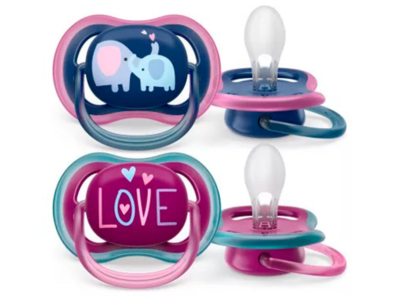 Philips Avent Ultra Air Suzeta din silicon 2buc