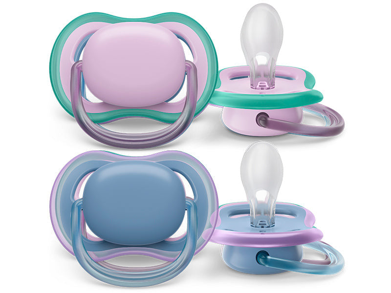 Philips Avent Ultra Soft Suzete din silicon Girl 6-18m 2 buc SCF085/34 New
