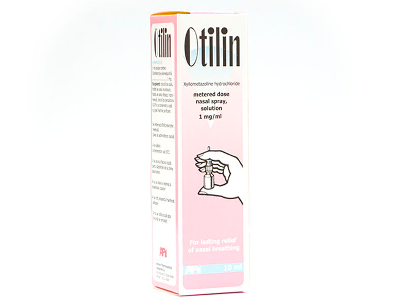 Otilin 1 mg/ml / 10 ml spray nazal cu doze măsurate, soluție