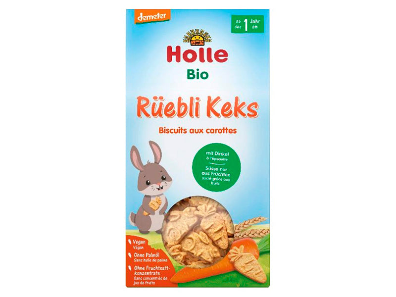 Holle Bio Organic biscuiti din griu spelt cu morcovi 12 luni+