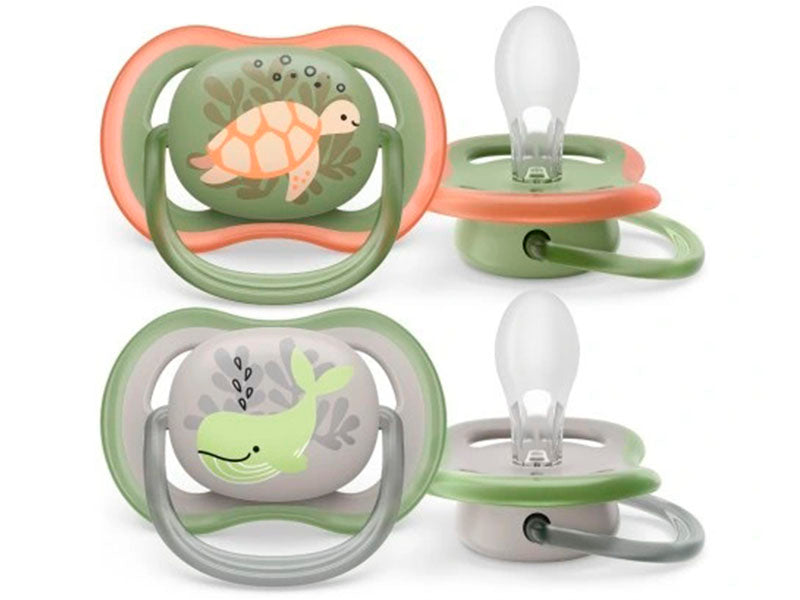 Philips Avent Ultra Air Suzete din silicon Boy 6-18m 2 buc SCF085/60 New