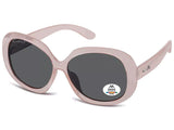 Ochelari de soare Montana MP63D, 2024, transparent pink, din Acetat, p/u femei +husa