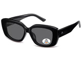 Ochelari de soare Montana MP56, 2024, shiny black, din Acetat, p/u femei +husa