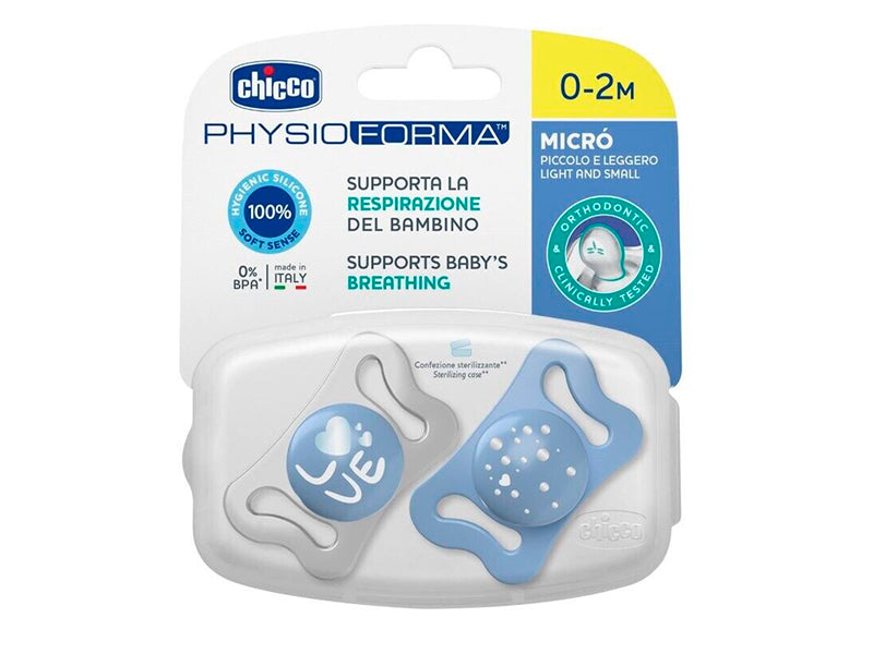 Chicco Suzeta PHYSIO FORMA MICRO silicon 0-2M