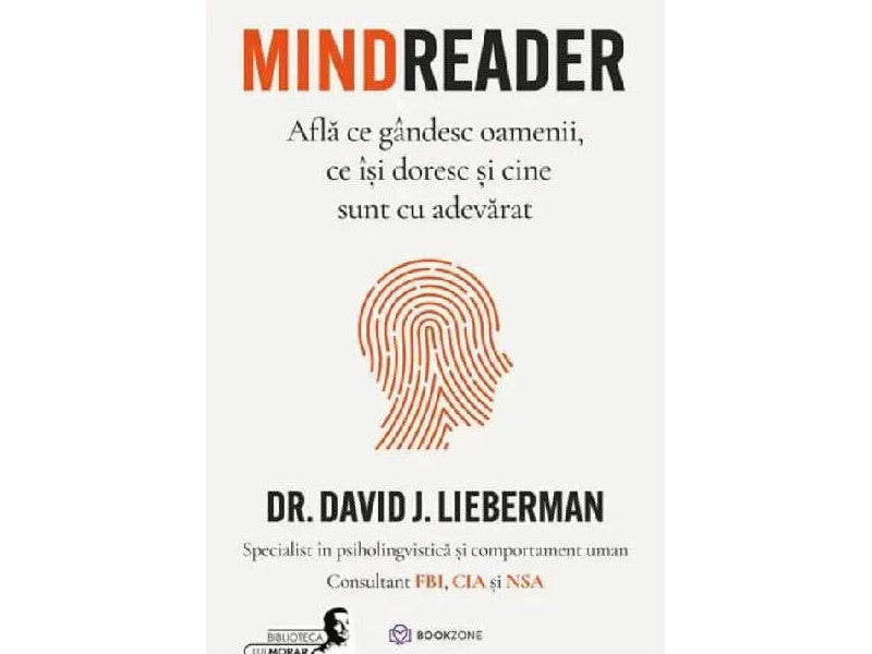 Carte Mindreader. Afla ce gandesc oamenii, ce isi doresc si cine sunt cu adevarat