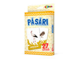Carte 27 cartonase. pasari c/b