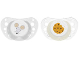 Chicco Suzeta din silicon PH AIR 16-36M luminiscenta transparent 2buc 7503544