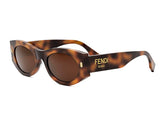 Ochelari de soare Fendi Roma FE40125F-53E-53, 2024, din Acetat, p/u femei