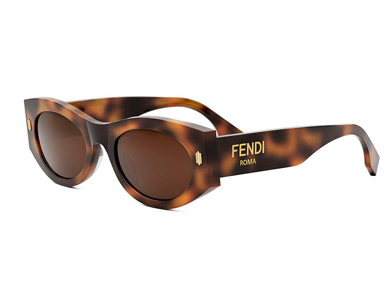 Ochelari de soare Fendi Roma FE40125F-53E-53, 2024, din Acetat, p/u femei