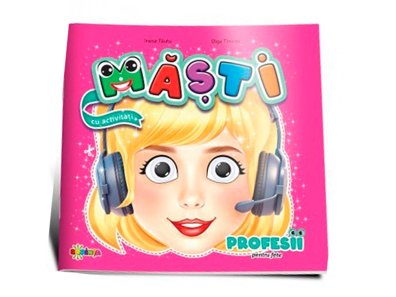 Carte Masti cu activitati personaje pentru fete c/b