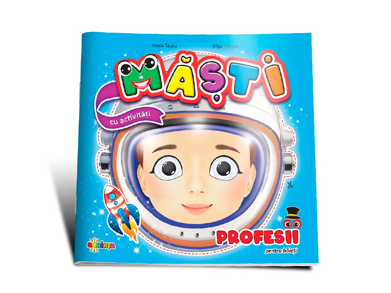 Carte Masti cu activitati profesii pentru baietii c/b