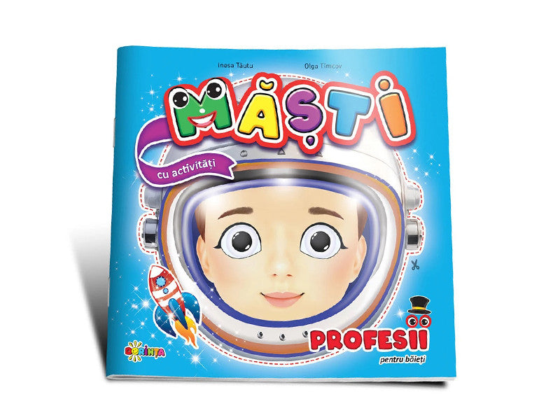 Carte Masti cu activitati profesii pentru baietii c/b