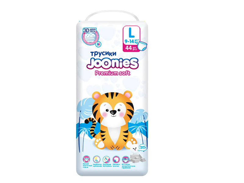 JOONIES Premium Soft Scutece-chilotei L (9-14 kg)