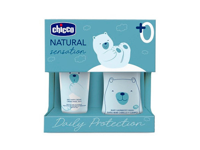 Chicco SET 2 NS Gel dus si sampon 200ml + Crema sub scutec 100ml