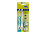 Chicco periuta pu dinti TIGER/PANDA 3 - 6 ani 2 buc 12084110