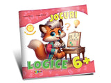 Carte Jocuri logice: 6+ cu autocolante