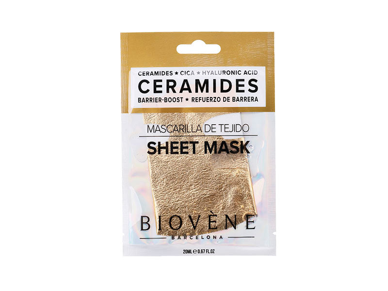 Biovene Masca textila reparatoare Acid Hialuronic & Ceramide