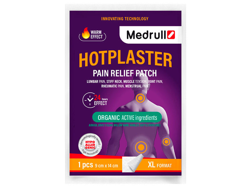 Emplastru Medrull Hotplaster 9 x 14 cm N1