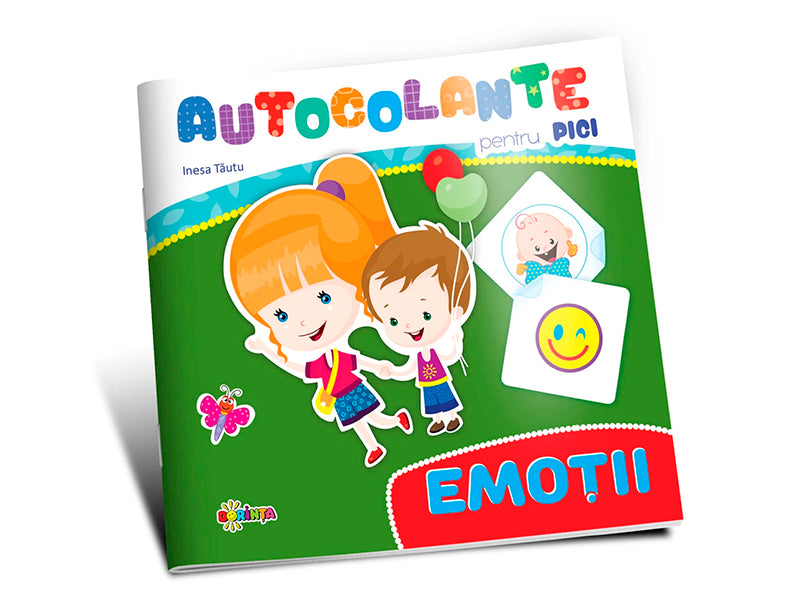 Carte autocolante pentru pici Emotii