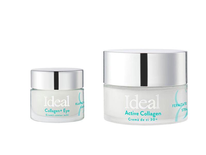Doctor Fiterman SET IDEAL Sensitive Collagen + Eye Crema contur ochi 15ml + IDEAL Gel-crema de zi Cadou