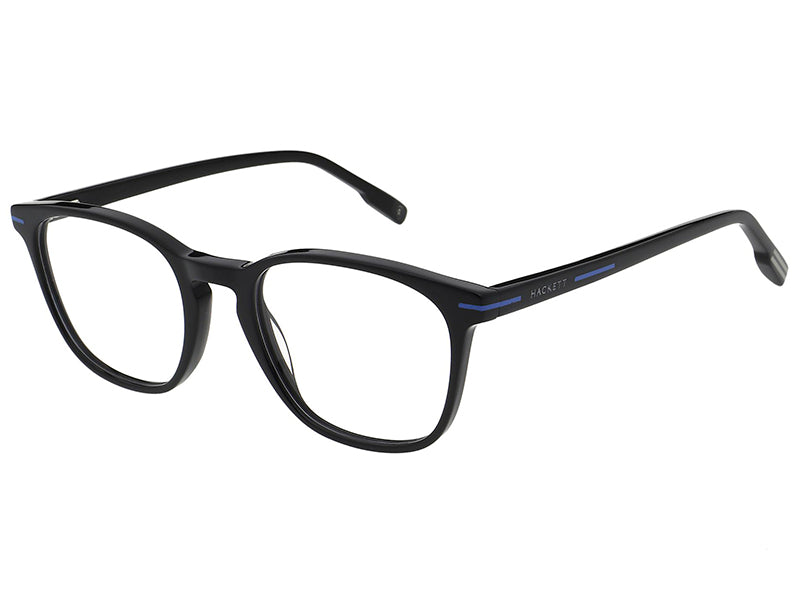 Rama optica HACKET LONDON HEK1330-001/53-21, black, 2024, din Acetat, p/u barbati