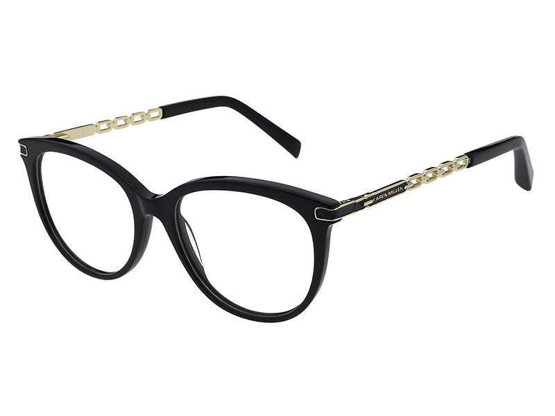 Rama optica KAREN MILLEN KM1072-001/53-17, black, 2024, din Acetat, p/u femei