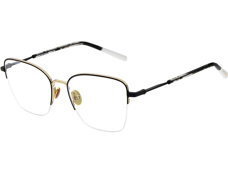 Rama optica SCOTCH & SODA SS1023-401/52-17, matte black&gold/white, 2024, din Metal, p/u femei