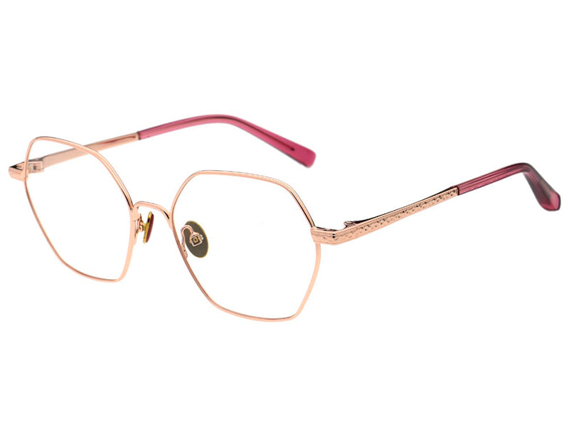 Rama optica SCOTCH & SODA LUZ SS1025-401/53-17, shiny lt rose gold, 2024, din Metal, p/u femei