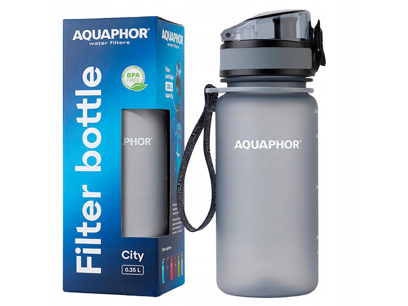 Aquaphor Sticla cu filtru City Grey 0.35L