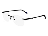 Rama optica ZEISS ZS24151A-002/55-18, 2024, matte black, din Titan, unisex
